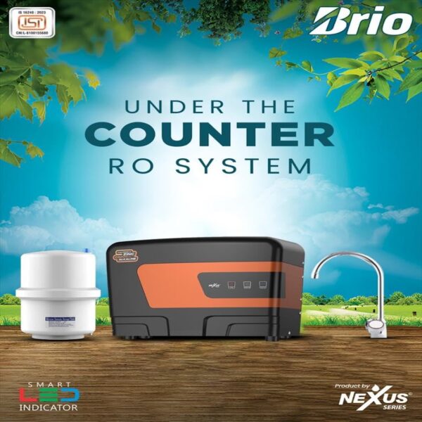 Nexus Undersink Water Filtration System with UV, Zinc, Copper and Alkaline Filtration, Reverse Osmosis